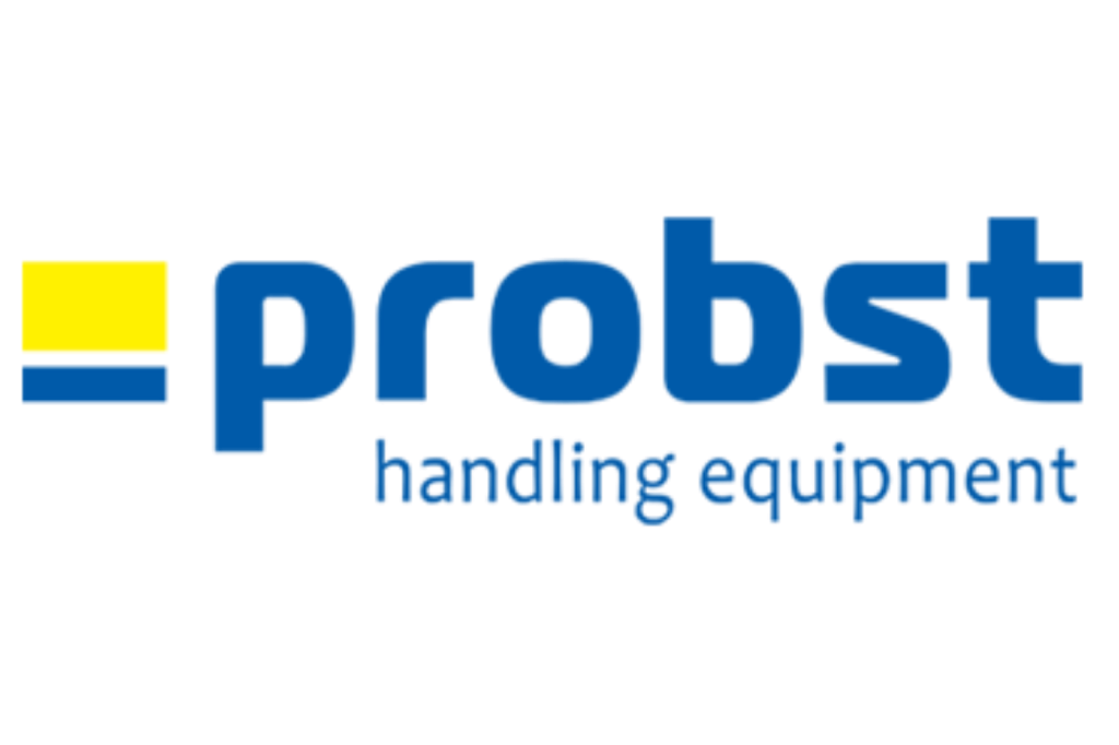 Probst logo, fabrikant van professioneel hijsgereedschap zoals klemmen en vacuüm systemen voor de bouwsector